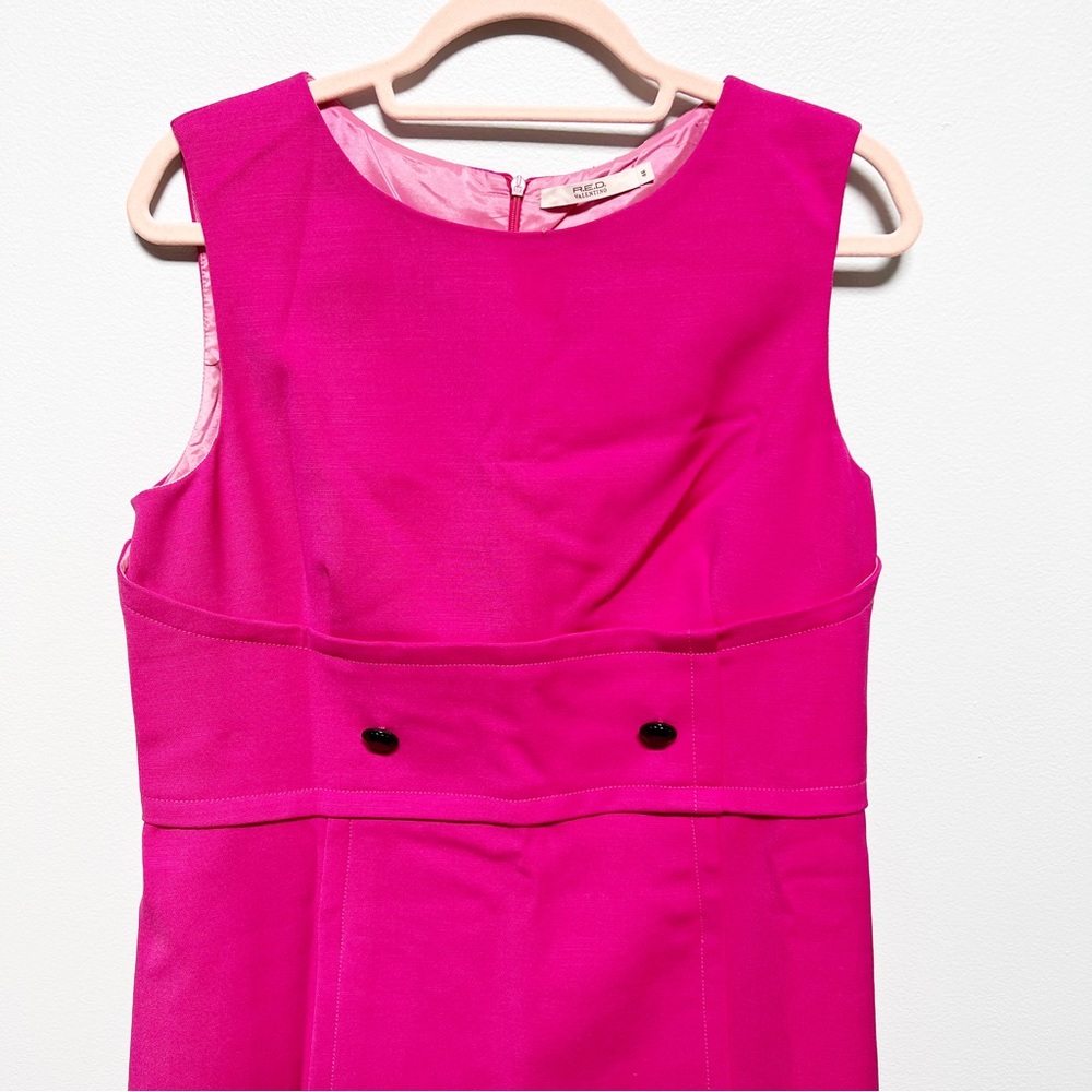 RED Valentino Hot Pink Button Detail Dress - Picture 2 of 5